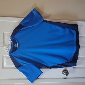 Spalding Royal Blue and Black Polo Size Large